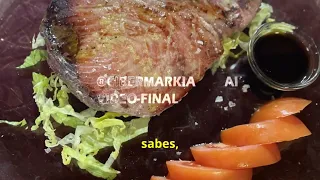 Fotograma de vídeo gastronómico producido con IA para Hostal Mesón Ronda